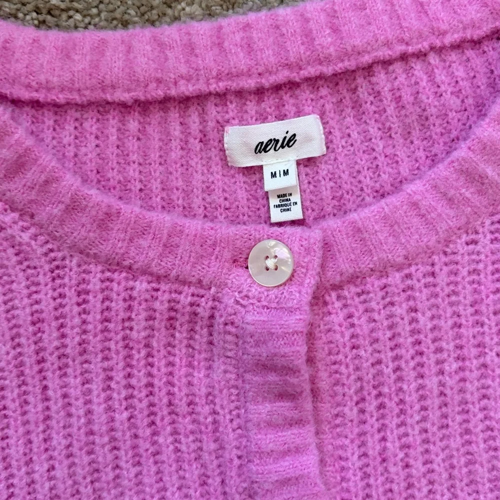 Aerie Unreal Short Sleeve Cardigan - Picture 5 of 6